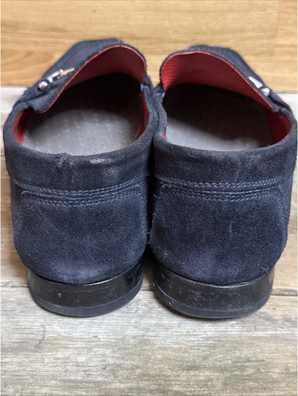 Donald J Pliner NWD Dacio Perf Sport Suede Loafers Size 10.5 US in Navy Blue